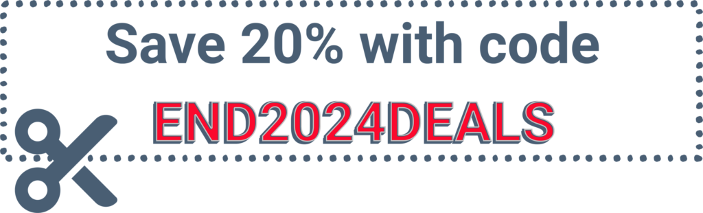 Save 20% with code END2024DEALS