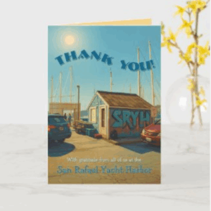 Bilingual English/Spanish Folded Thanks! Greeting Card