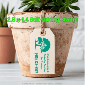 Big Customizable Landscaping Services Trodat 4926 Self-inking Stamp