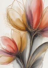 Elegant Watercolor Blooms for Gentle Thoughts