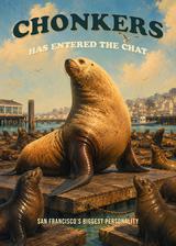 San Francisco Chonkers Sea Lion Card