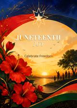 Juneteenth Joy Celebrate Freedom Art Card