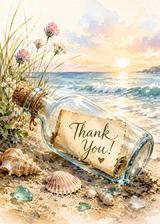 Message in a Bottle Thank You