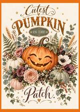 Pumpkin Smiles & Cottage Garden Magic