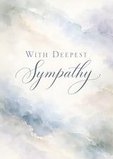 With Deepest Sympathy – Soft Watercolor
